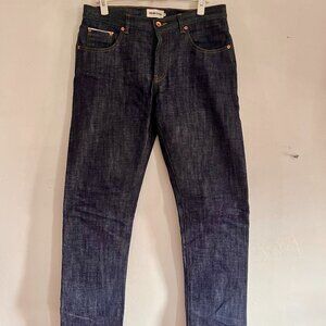 Taylor Stitch Democratic Straight Jeans in Rigid Organic Selvedge